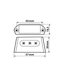 Oświetlenie tablicy rejestracyjnej Led Lampa A-ion [12 V]