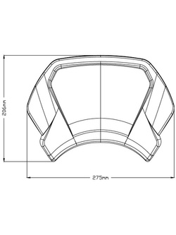 Owiewka PUIG Retro do Harley Davidson SPORTSTER FORTY-EIGHT 48 (17-20) aluminiowa