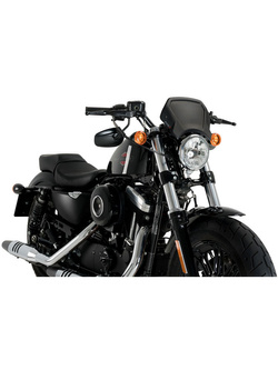 Owiewka PUIG Retro do Harley Davidson SPORTSTER FORTY-EIGHT 48 (17-20) czarna