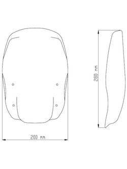 Owiewka PUIG do Harley Davidson Sportster 883 / 1200 czarna