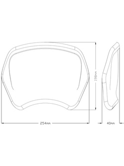 Owiewka motocyklowa płytowa PUIG Retroplate do Hondy CMX 1100 Rebel (21-) czarna matowa