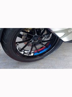 Paski na felgi PUIG do BMW R1200GS (13-18) / R1250GS (18-) czarne