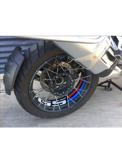 Paski na felgi PUIG do BMW R1200GS Adventure (14-18), R1250GS Adventure (18-) czarne