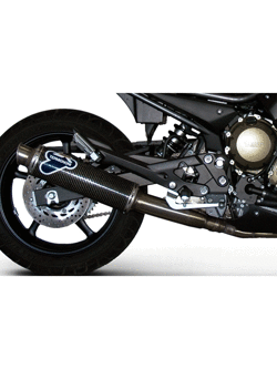 Pełny układ wydechowy 4x2x1 Termignoni Slip-On stal nierdzewna, włókno węglowe do Yamaha XJ6 Diversion (09-16)