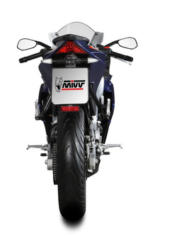 Pełny układ wydechowy (Delta Race) MIVV do Aprilia RS125 (21-) czarny