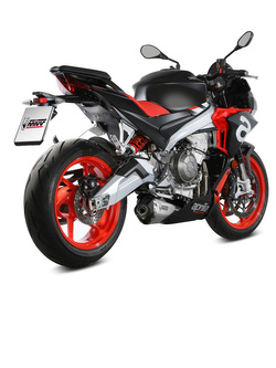 Pełny układ wydechowy (Delta Race) MIVV do Aprilia RS660 (20-) / Tuono 660 (21-) srebrny