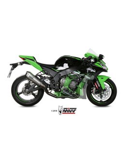 Pełny układ wydechowy (Delta Race) MIVV do Kawasaki Ninja ZX-10R / RR (16-) titanium