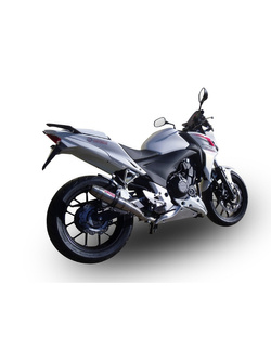 Pełny układ wydechowy G.P.R Deeptone Inox Racing [Stainless Steel] - Honda CB 500 F [16-18] e4