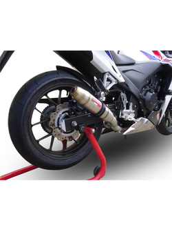 Pełny układ wydechowy G.P.R Deeptone Inox Racing [Stainless Steel] - Honda CBR 500 R [12-18]