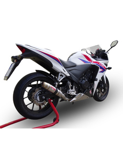 Pełny układ wydechowy G.P.R Deeptone Inox Racing [Stainless Steel] - Honda CBR 500 R [12-18]