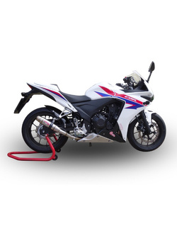 Pełny układ wydechowy G.P.R Deeptone Inox Racing [Stainless Steel] - Honda CBR 500 R [12-18]