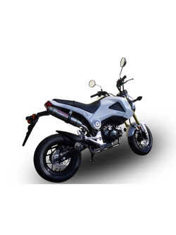 Pełny układ wydechowy G.P.R Deeptone Inox [Racing System, Stainless Steel] - Honda MSX / Grom 125 [13-17]