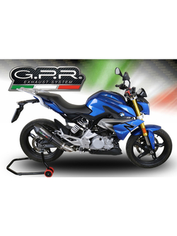 Pełny układ wydechowy G.P.R GP Evo4 Poppy [Stainless steel] - BMW G 310 R E4 [17-20]