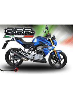 Pełny układ wydechowy G.P.R M3 Black [Titanium] - BMW G 310 R E4 [17-20]