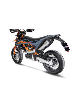 Pełny układ wydechowy LeoVince LV One Evo [Stainless Steel, bez katalizatora] do KTM 690 Enduro R / 690 SMC R [19-]