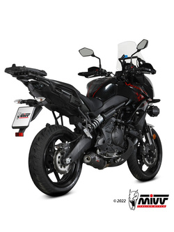 Pełny układ wydechowy (Oval) MIVV do Kawasaki Versys 650 (21-) carbon