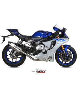 Pełny układ wydechowy (Speed Edge) MIVV do Yamaha YZF R1 1000 (15-) srebrny