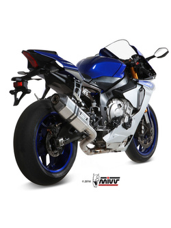 Pełny układ wydechowy (Speed Edge) MIVV do Yamaha YZF R1 1000 (15-) srebrny