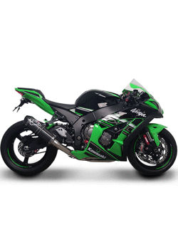 Pełny układ wydechowy Termignoni stal nierdzewna, włókno węglowe do Kawasaki ZX-10R (10-18)