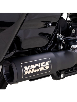 Pełny układ wydechowy Vance & Hines Hi-Output do wybranych modeli Harleya Davidsona Czarny Mat