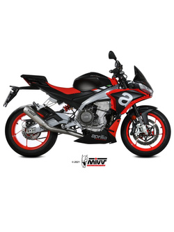 Pełny układ wydechowy (X-M1) MIVV do Aprilia RS 660 (20-) / Tuono 660 (21-) titanium