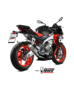 Pełny układ wydechowy (X-M1) MIVV do Aprilia RS 660 (20-) / Tuono 660 (21-) titanium