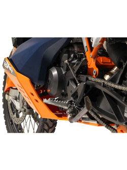 Płyta pod silnik AXP Racing Hard KTM Adventure 790/ R/ 890 Adventure/R/L (19-) pomarańczowa