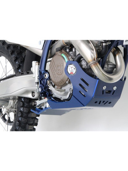 Płyta pod silnik AXP Racing Xtrem Husqvarna FC250/FC350/FX350 (23-), FE250/FE350/S/W (24-) z osłoną podnośnika niebieska 