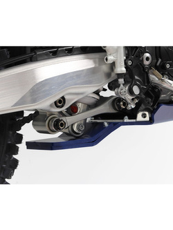 Płyta pod silnik AXP Racing Xtrem Husqvarna TC125 (23-), TE125/150 (24-) z osłoną podnośnika niebieska