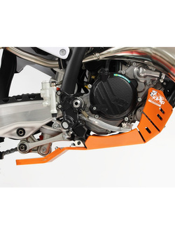 Płyta pod silnik AXP Racing Xtrem KTM 125SX, 125XC (23-) z osłoną podnośnika pomarańczowa