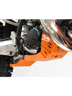 Płyta pod silnik AXP Racing Xtrem KTM 125SX, 125XC (23-) z osłoną podnośnika pomarańczowa