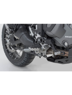 Podnóżki SW-MOTECH EVO do Ducati (wybrane modele) srebrno-czarne