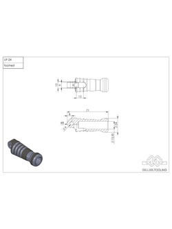 Podnóżki składane GILLES UF-24 aluminiowe czarne