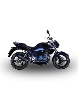 Podwójny tłumik G.P.R Furore Nero [Slip-On, Black Aluminium] - Suzuki GW 250 F Inazuma [12-17]