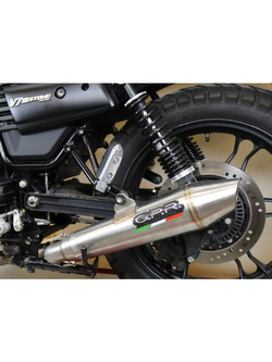 Podwójny tłumik G.P.R Vintacone [Slip-On, Stainless Steel] - Moto Guzzi V7 III Special / ST / Carb [17-18]