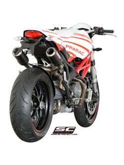 Podwójny tłumik SC-Project CR-T Carbon - Ducati Monster 1100 / S [09-10]