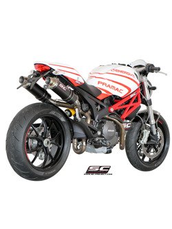 Podwójny tłumik SC-Project GP Carbon / Titanium - Ducati Monster 796 [10-14]