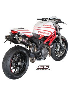 Podwójny tłumik SC-Project GP Carbon / Titanium - Ducati Monster 796 [10-14]