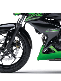 Przedłużenie błotnika przedniego PUIG do Kawasaki Z300 (15-20)/ Ninja 300 (13-20)