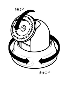 Ramię Quad Lock 360 Single Pivot