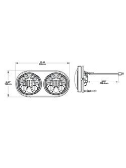 Reflektory motocyklowe LED ADAPTIVE 2 8692 DUAL 14.5 CM (5.75'') J.W. Speaker