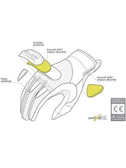 Rękawice motocyklowe damskie Shima Caliber brązowe