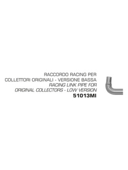 Rura łącząca Arrow Aprilia RS 125 [18-20]/ RS4 125 [17-18]