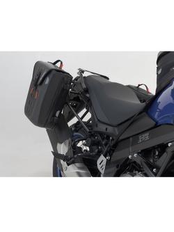 Sakwy motocyklowe wodoodporne SysBag WP M/M SW-MOTECH + stelaże SLC Suzuki DL 650 V-Strom / XT (16-) (pojemność: 2 x 17-23L)