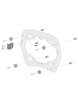 Sakwy wodoodporne SysBag WP L/L SW-MOTECH + stelaże PRO Moto Guzzi V85 TT/ Strada/ Travel (24-) pojemność: 2 x 27-40L]