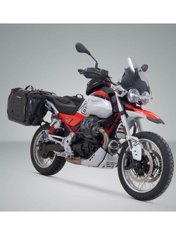 Sakwy wodoodporne SysBag WP L/L SW-MOTECH + stelaże PRO Moto Guzzi V85 TT/ Strada/ Travel (24-) pojemność: 2 x 27-40L]