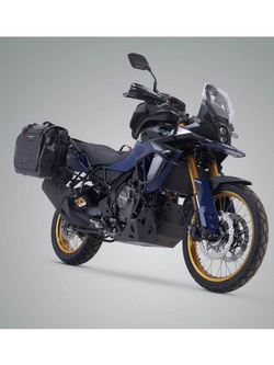 Sakwy wodoodporne SysBag WP L/L SW-MOTECH + stelaże PRO do Suzuki V-Strom 800DE, V-Strom 800 (23-) [pojemność: 2 x 27-40L]