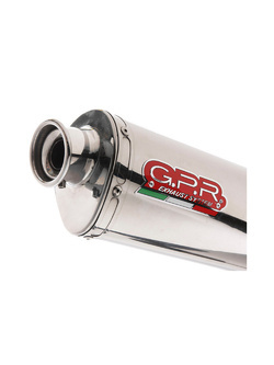 Silencer G.P.R Trioval [Double Slip-On, Stainless Steel] - Yamaha Bt Bulldog 1100 [02-07]