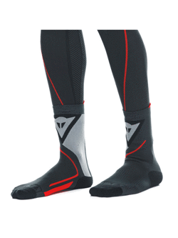 Skarpety motocyklowe krótkie Dainese Thermo Mid czarno-czerwone