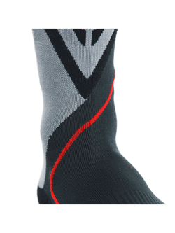 Skarpety motocyklowe krótkie Dainese Thermo Mid czarno-czerwone